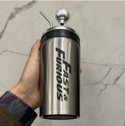 ShiftThermo™ – Racing Style Metal Bottle